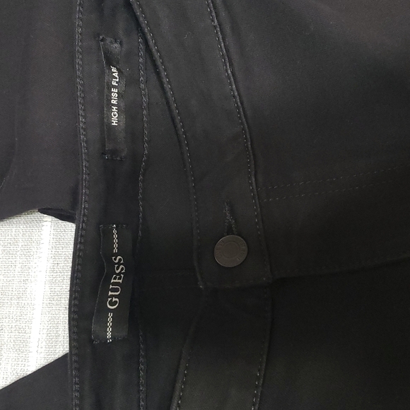 Guess High-Rise Flare Jeans, Size 28 - Picture 9 of 11